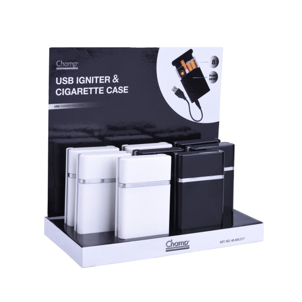 Champ Cigarette Case & USB Igniters - Χονδρική